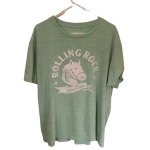 Rolling Rock Graphic Tee Size Medium